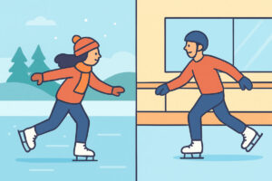 Luonnonjää ja hallijää – erot luistelukokemuksessa
